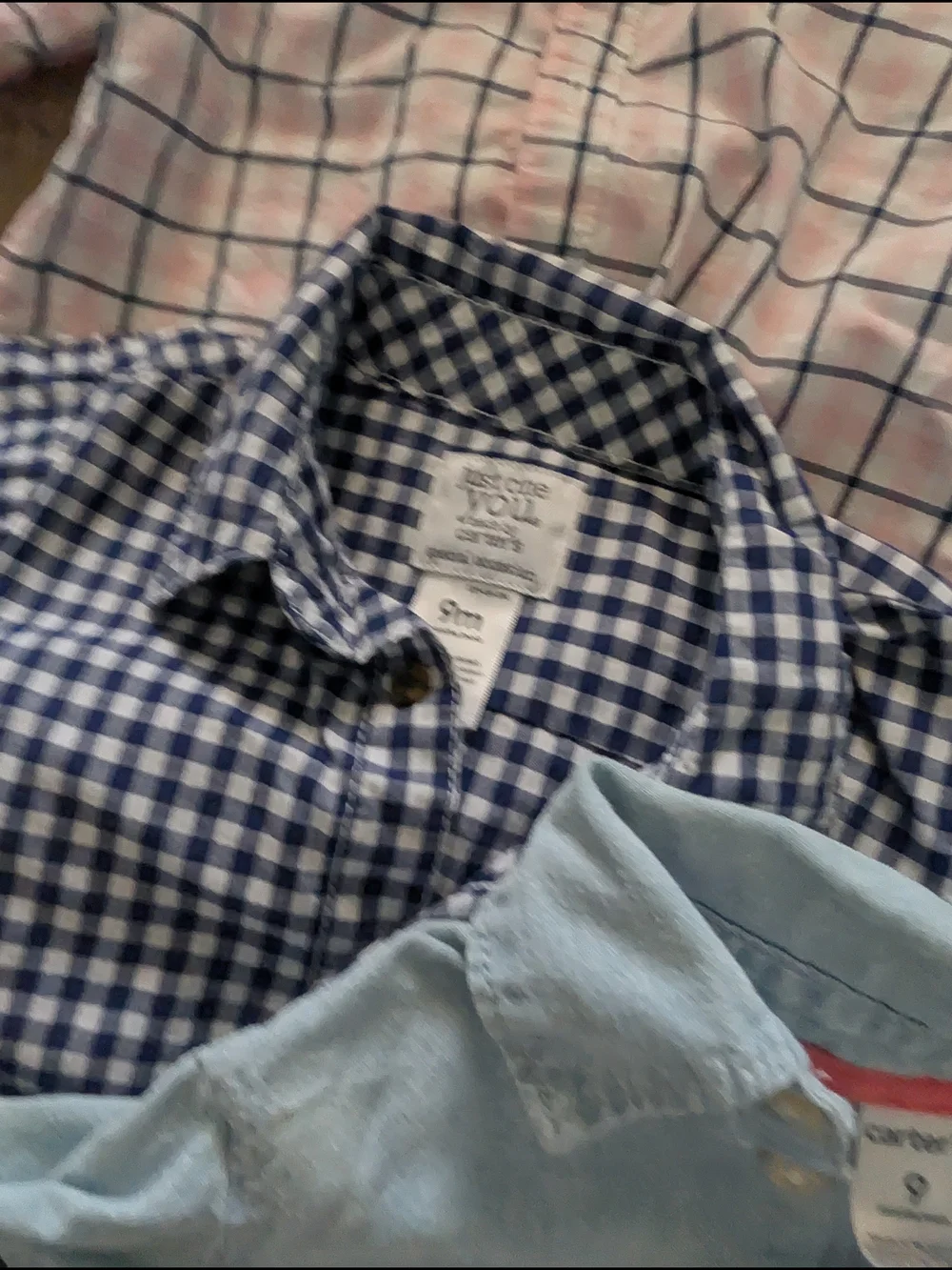 Lot Of Children's Button-Front Shirts